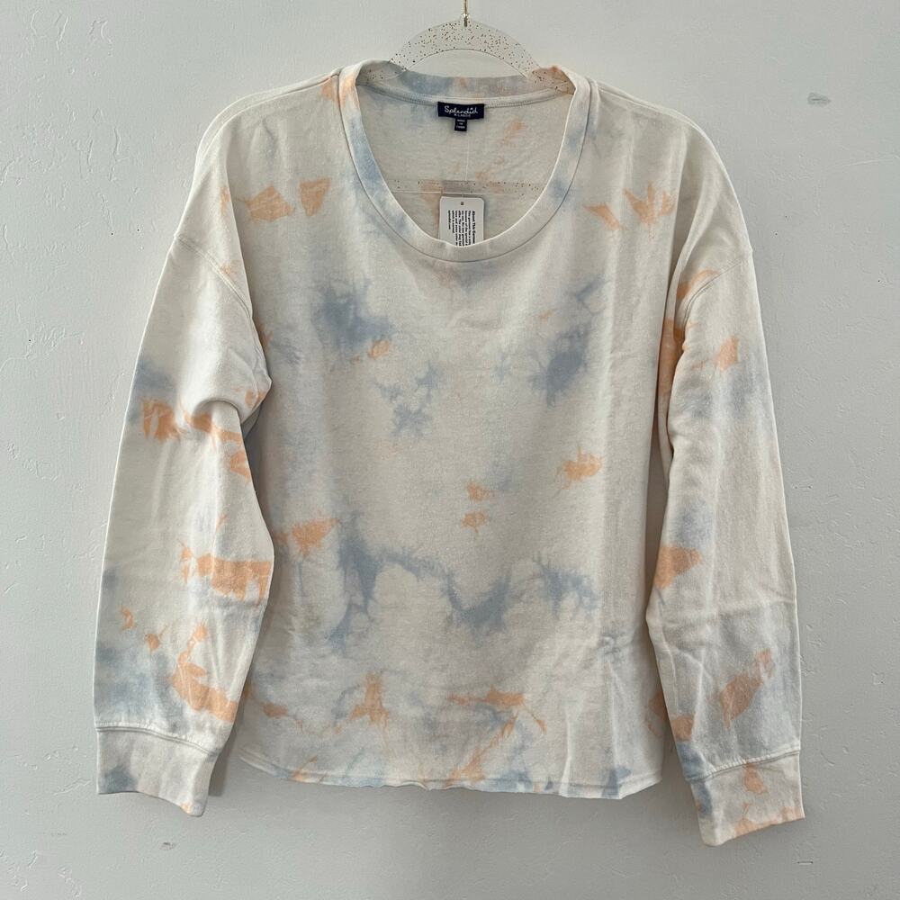 Splendid Cloud Sweatshirt XL Pullover Tie Dye Artsy Comfy Casual RS1K89X NEW